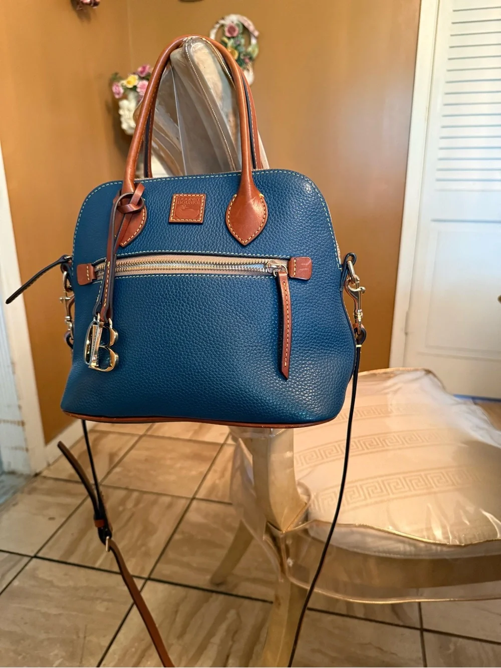 Dooney & Bourke Pebble Grain Domed Satchel
